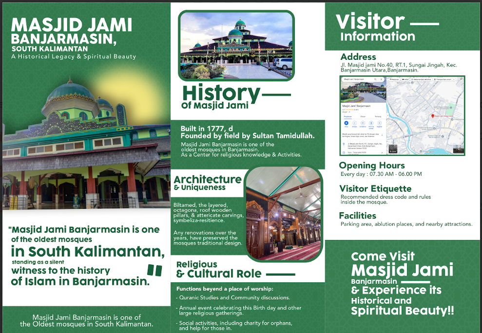 Brochure Masjid Jami Sungai Jingah